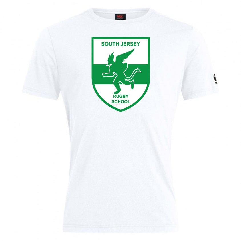 Canterbury's Soft Premium Cotton Blend Plain Tee for South Jersey Rugby School Club