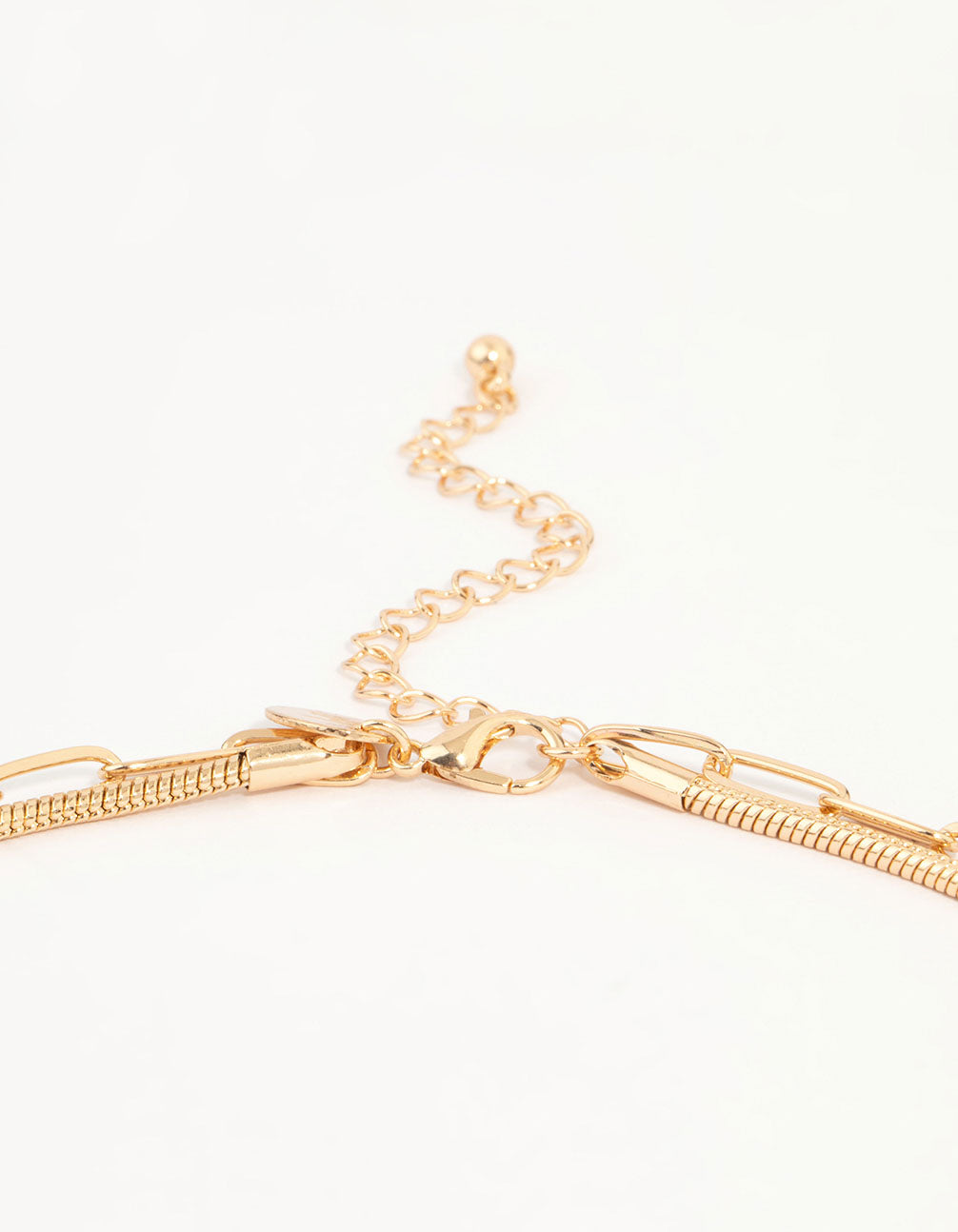 Stylish Gold-Toned Heart Locket Layered Necklace for Women