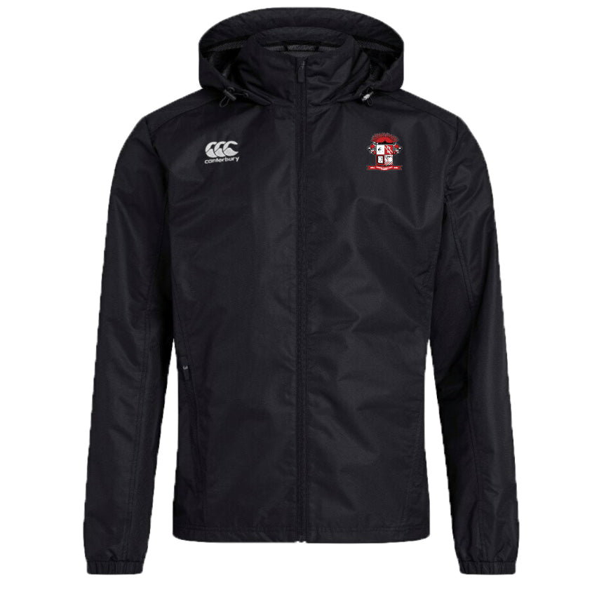 Canterbury Women's Battleship Rugby Club Vaposhield Full Zip Waterproof Rain Jacket for Sports