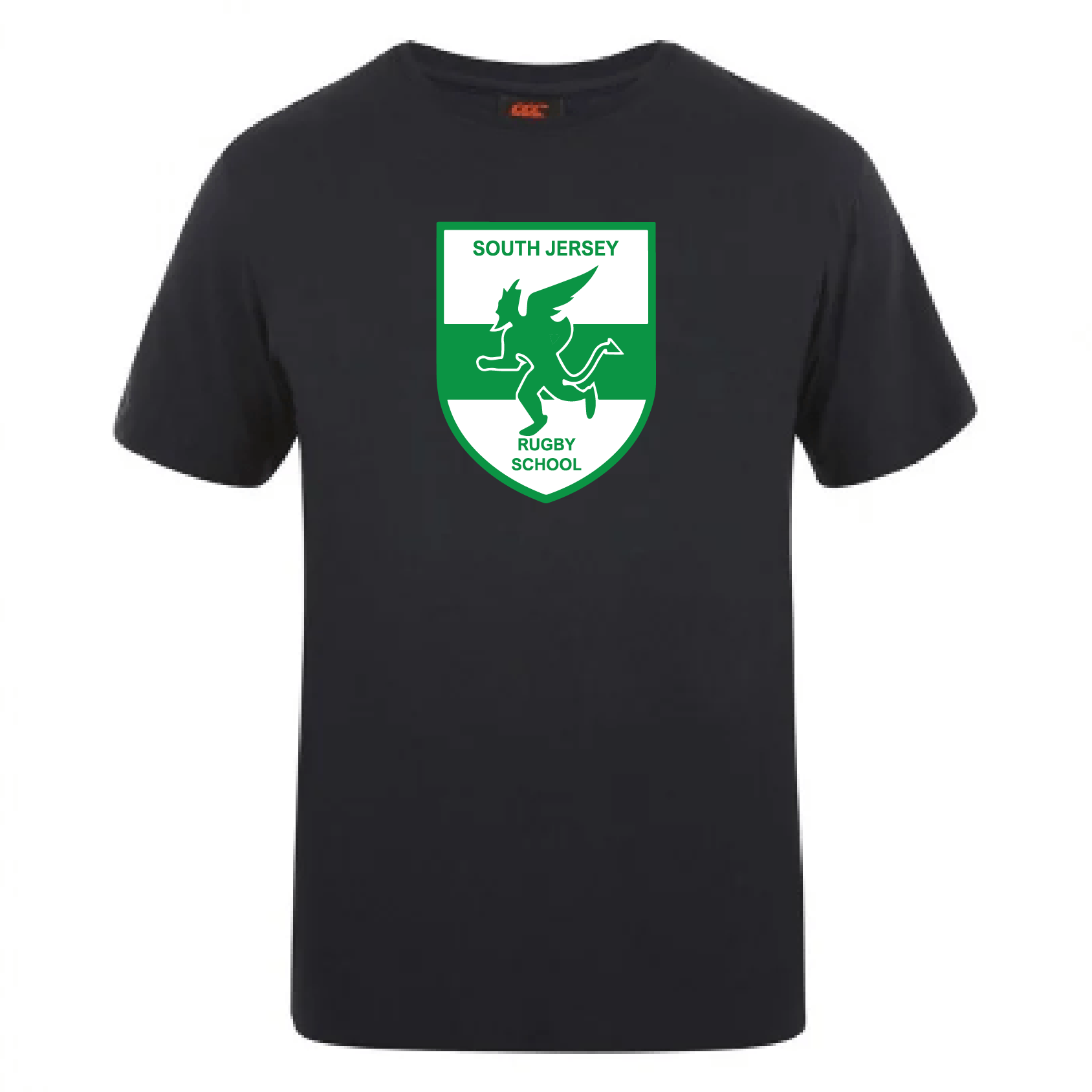 Canterbury's Soft Premium Cotton Blend Plain Tee for South Jersey Rugby School Club