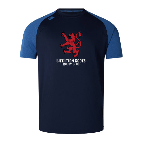 Canterbury Littleton Scots Rugby Lightweight Elite Training Bicolor Tee