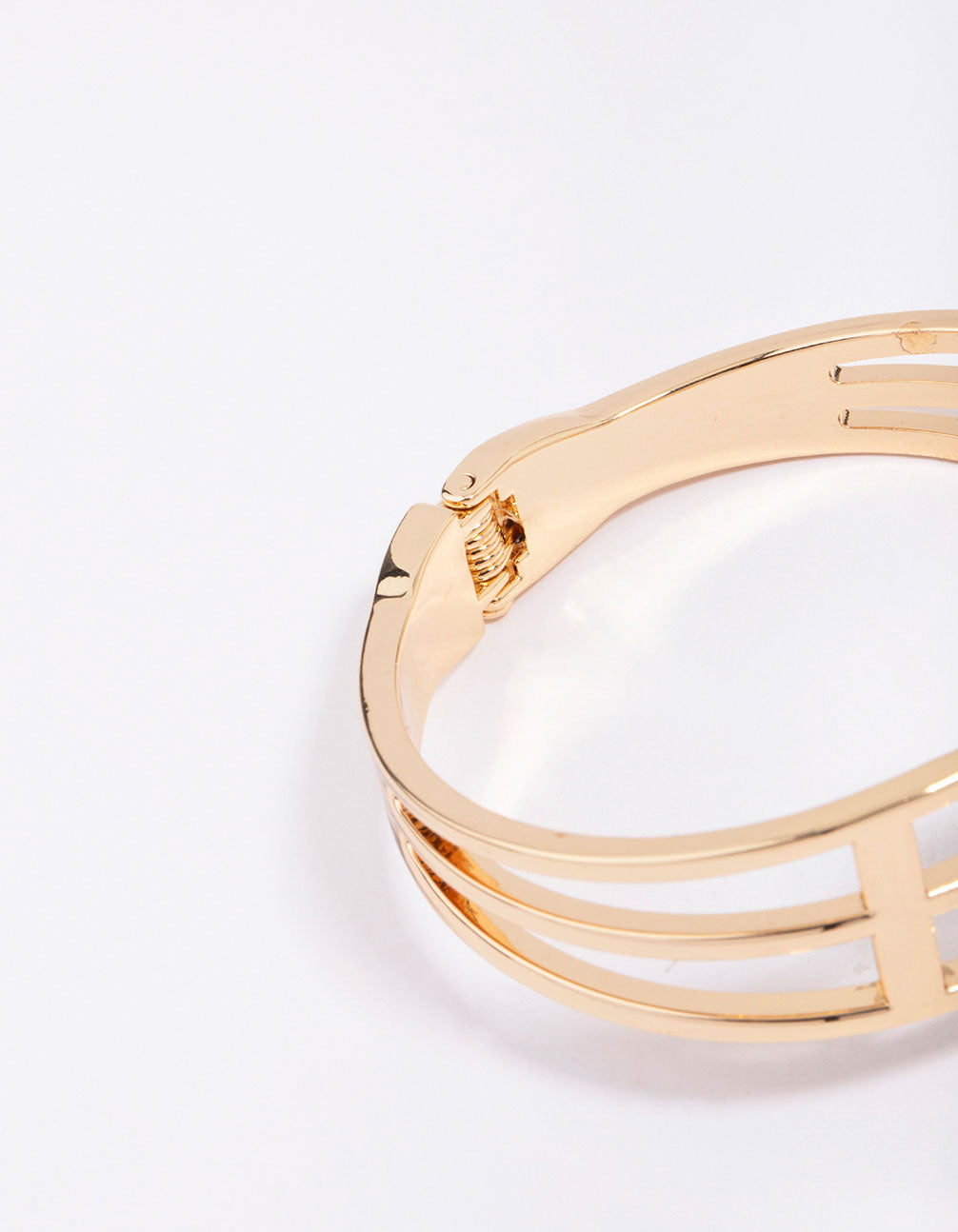 Large Gold Pearl Accented Bangles for Women's Elegant Stacking