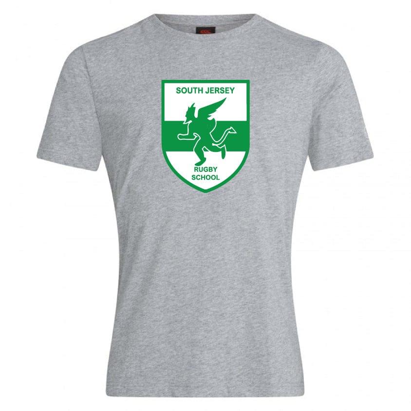 Canterbury's Soft Premium Cotton Blend Plain Tee for South Jersey Rugby School Club