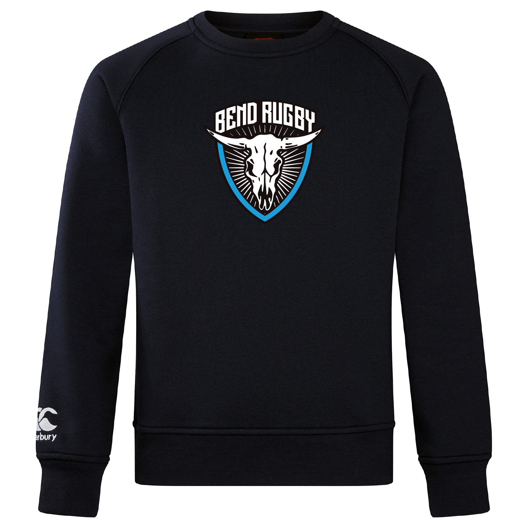 Bend Rugby Club Customizable Crew Neck Sweatshirt by Canterbury - Ideal for Sports Enthusiasts