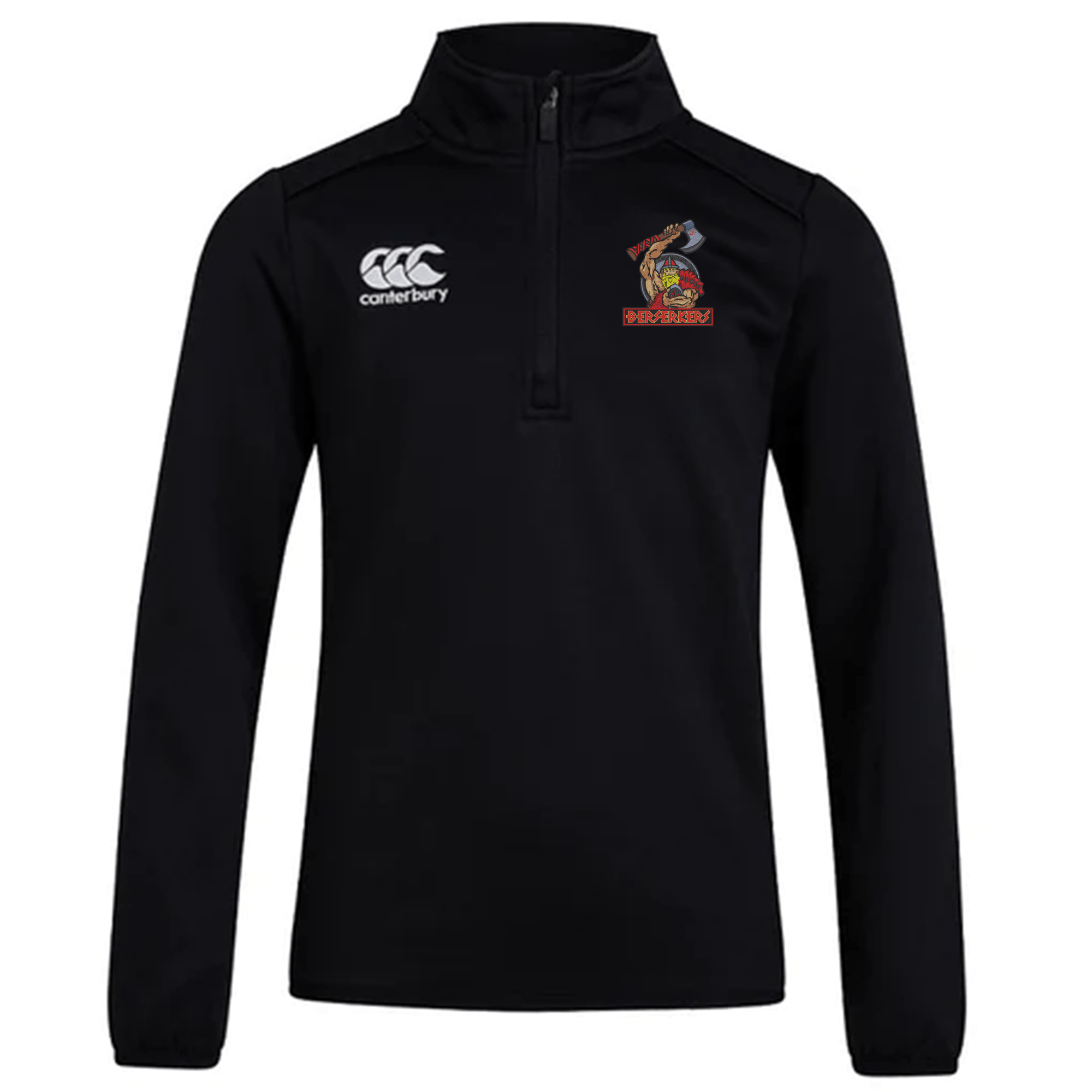 Berserkers Club 1/4 Zip Mid Layer Training Top by Canterbury