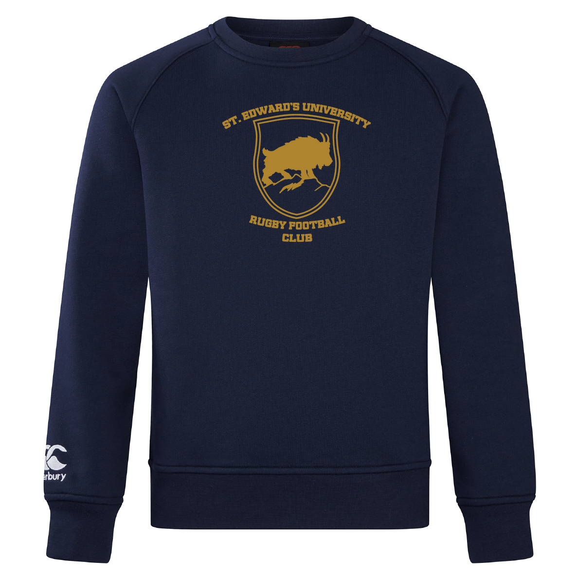 High - Quality Canterbury Brand St Edwards University RFC Club Crew Sweatshirt for Stylish and Warm Wear